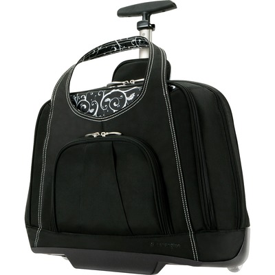Notebook Roller  w Compartments  18-1 4 Inch x8 Inch x15 Inch   Onyx