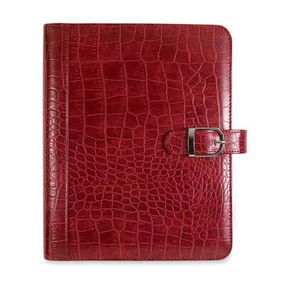 Starter Organizer  5-1 2 Inch x8-1 2 Inch   Croc Embossed Red