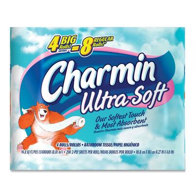 Bathroom Tissue,2-Ply,4-1/2"x4-7/16 Sheets,Unscented,White
