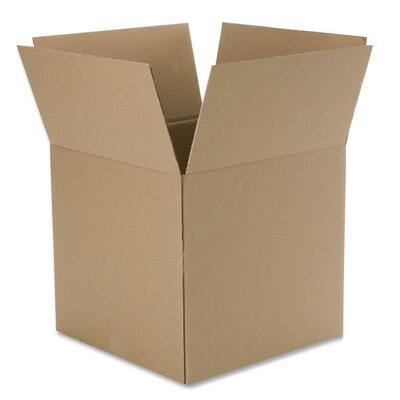 CareMail Box, Recycled, 16"x16"x10", 12 per Pack, Brown