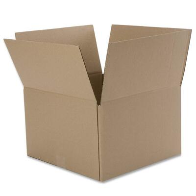 CareMail Box, Recycled, 8"x8"x4", 12 per Pack, Brown