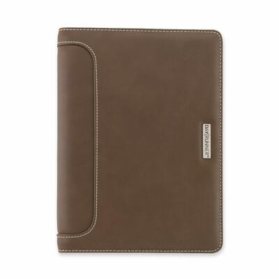 Planner Binder, 3/4" Rings, 3 Rings, 5-1/2"x8-1/2", Brown