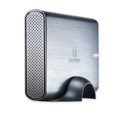 External Hard Drive,500 GB,USB 2.0,4-3/4"x7-4/5"x1",Silver