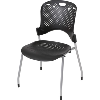 Circulation Stack Chair, 25"x23-3/4"x34", 4/CT, Black