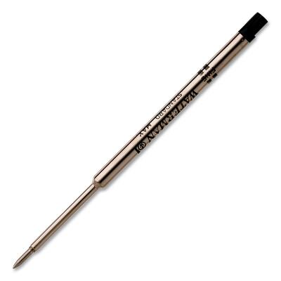 Ballpoint Pen Refill, Fine Point, 12 per Pack, Black Ink