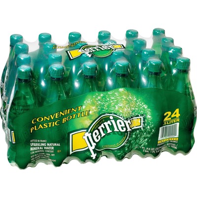 Mineral Water,.5 Liter,Portable Plastic Bottles,24/CT,Green