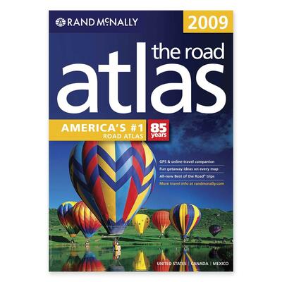 Road Atlas,North America,Canada/Mexico,160 Pg,11"x15-3/8"