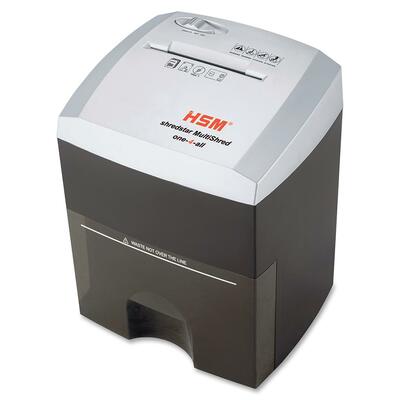 Multishred Shredder,Cross Cut,9-1/2"x7-1/2"x11-1/4",SR/BN