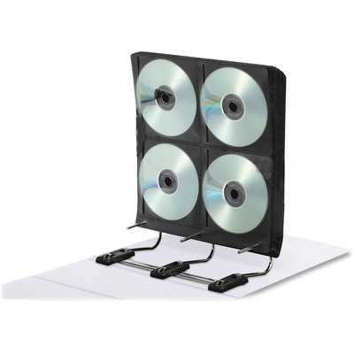 Gapless Media Binder,for DVD/CDs,34 Pages,Holds 272,White