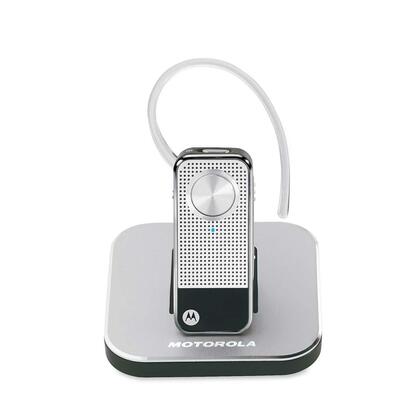 Bluetooth Headset, Dual Mic Technology, Black/Silver