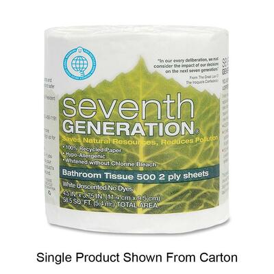 Bathroom Tissue,2-Ply,500 Sheets/RL,48/CT,Unscented,White