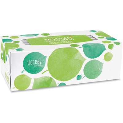 Facial Tissue, Recycled, 2-Ply, 175 Tissues/BX, White