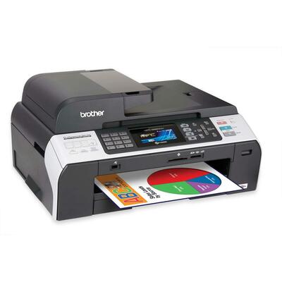 All-In-One Printer,w/Network,6000x1200dpi,19"x16"x9-1/2",BK