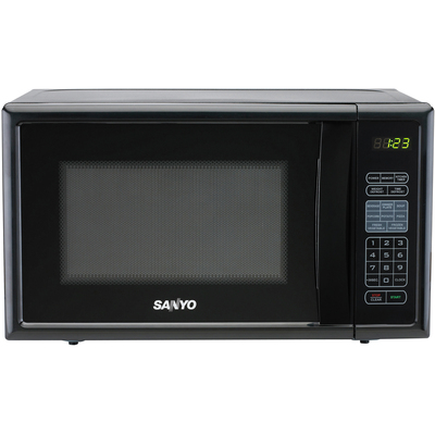 Compact Microwave,10 Pwr Lvls,800 W,17"x12-7/8"x10-1/8",BK