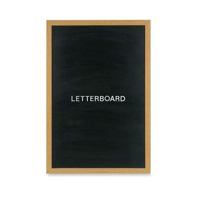 Letter Board, Non-Magnetic, 2'x3', Beachwood Frame