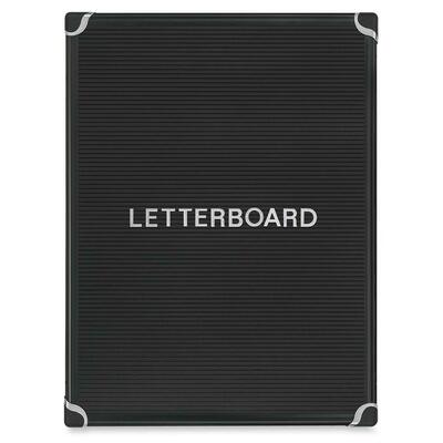 Letter Board, Non-Magnetic, Aluminum Frame, 2'x3', Black