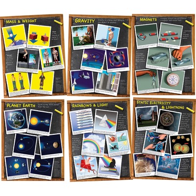 Science Chartlet, for Middle Grades, 6 Charts, 17