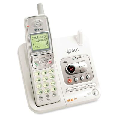 5.8GHz Speakerphone,w/CID/Digital Answering Machine,Cream