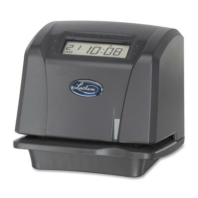Electronic Time Recorder, 5-3/8"x6"x4-7/8", Time clock