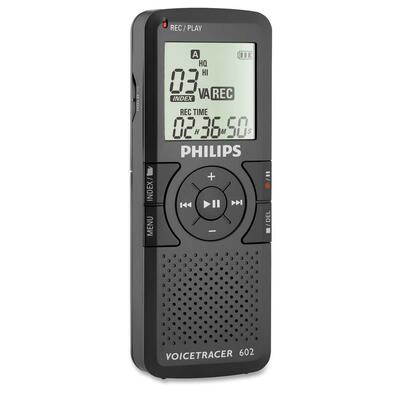 Voice Note Taker, 512MB, 1-1/4"x3/4"x4-1/4", Black