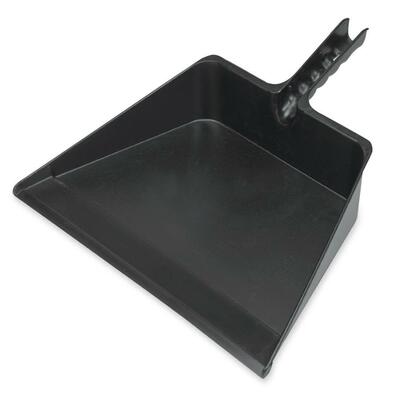 Dust Pan, Jumbo, Lightweight, 18" W, Black