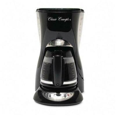 Euro Comm Coffemaker,12-Cup,8-1/2