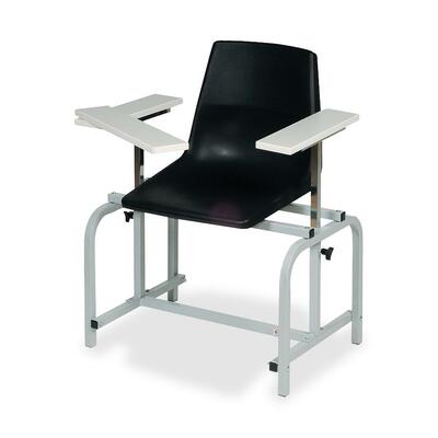 Blood Drawing Chair, 26"x24"x37", 300 lb Capacity, Black