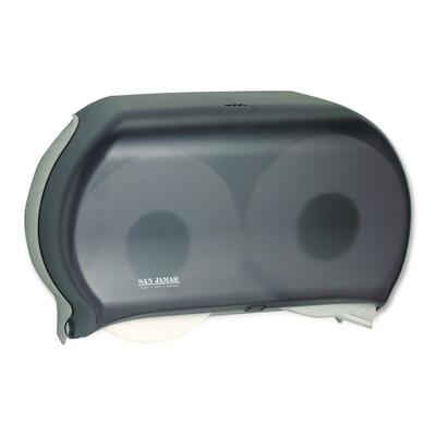 Bath Tissue Dispenser, Jumbo,19"x5-1/4"x12", Black/Pearl