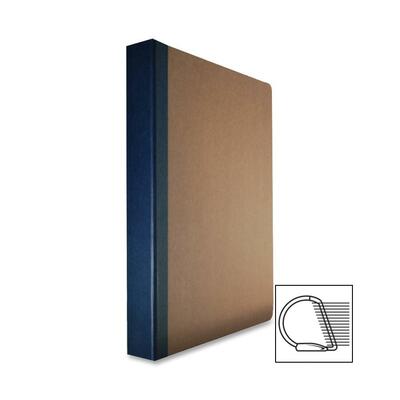 Recycled Binder, D-Ring, 1-1/2", 10-3/4"x12", Blue