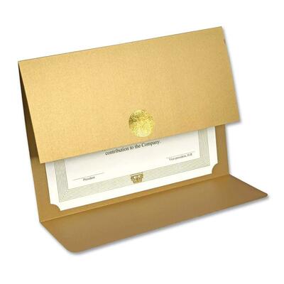 Certificate Holders,12-1/2"x9-3/4",3 per Pack,Metallic Kings Gold