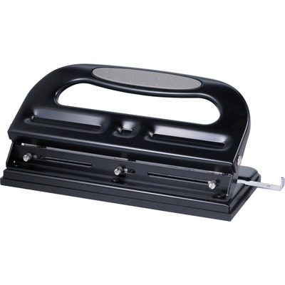 3-Hold Punch, Heavy Duty, 40/sheets, Black/Gray