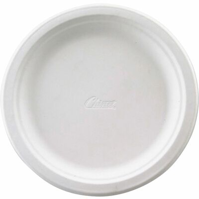 Fiber Tableware, Premium Molded, 6-3/4"Plate, 125 per Pack, White