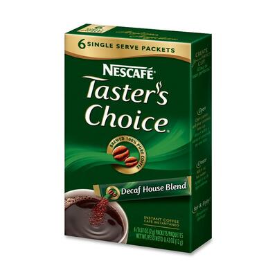 Coffee Sticks, Decaffeinated, .07 oz, 6/BX