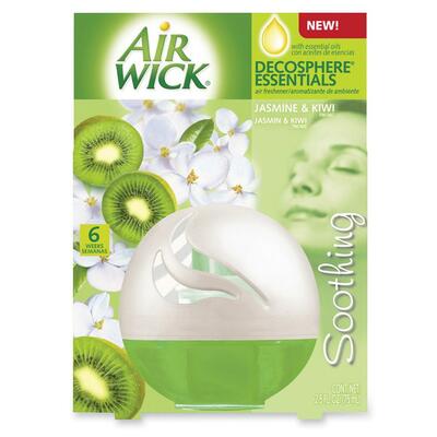 Air Freshener, Decosphere, 2.05oz, Last 6 wks, Jasmine/Kiwi