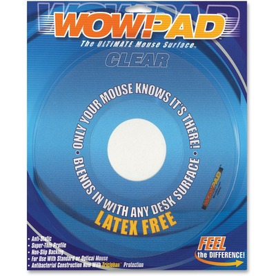Mousepad, Antistatic, 8-1/2" diameter, Clear