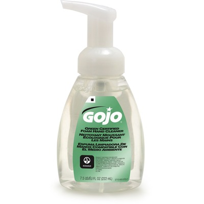Green Cerified Foam Soap, Biodegradable, 7.5oz, Pump Bottle