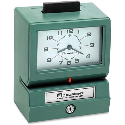 Manual Time Recorder, Records Month/Date/Hour/Minutes, GN
