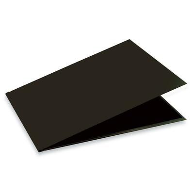 Photo Book Cover, 25 Capacity, 11"x8-1/2", 10/BX, Black