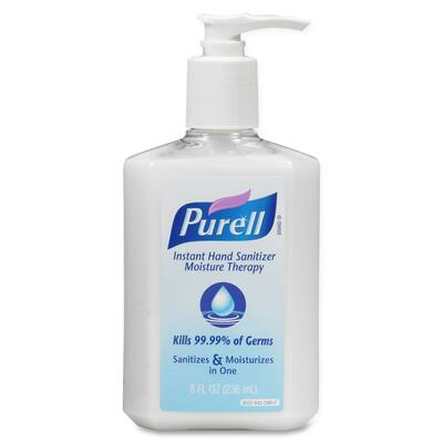 Hand Sanitizer Moisture, Pump Bottle, 8 oz.