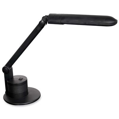 1 Tube Fluorescent Desk Lamp, 15" Height, Black