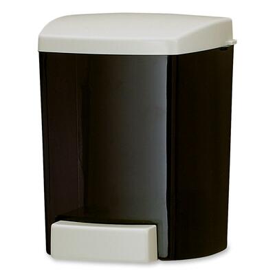 Soap Dispenser, Classic, Holds 30 oz, Black/Gray