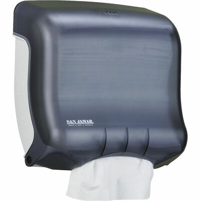 C-Fold Towel Dispenser, 11-1/2"x6"x11-1/2", Black/Pearl