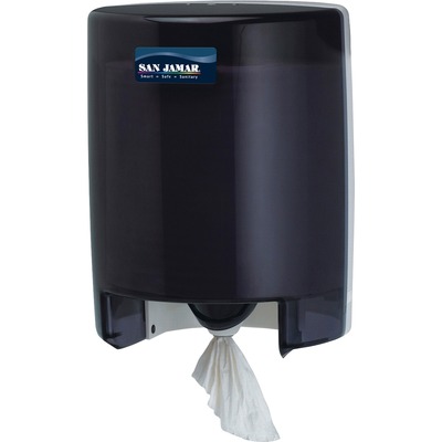 Towel Dispenser,Center-Pull,9-1/8"x9-1/2"x11-5/8",BK Pearl