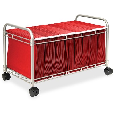 Rolling File Cart,w/OpenTop,22-3/4"x12-1/2"x13-3/4",Matte GY
