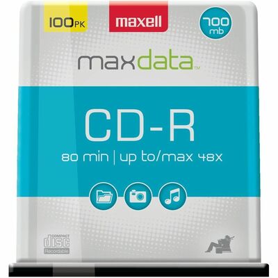 CD-R 80 Min/700MB 48X Branded 100 per Pack