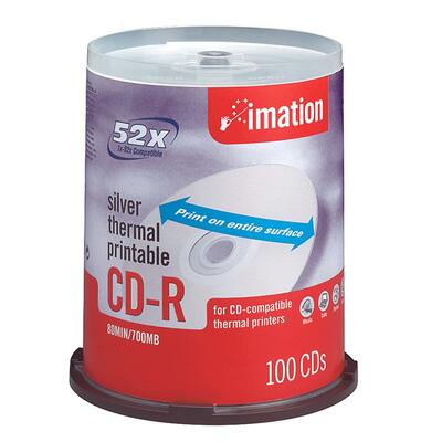 CD-R 48X Thermal Silver Printable 80Min/700MB