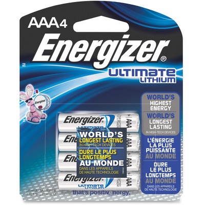 Batteries Energizer AAA 4 per Pack