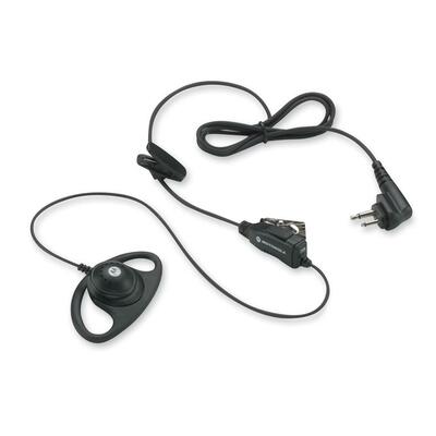 Hands-free Headset,for 2-Way Radios,3/4"x2-3/4"x1-1/2",Black