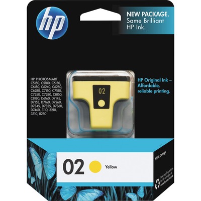 Inkjet Cartridge For Photosmart 3210/3310 HP 02 Yellow