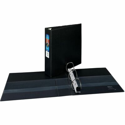 3-Ring EZD Binder 2" Capacity 8-1/2"x11" Black